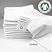 Flour Sack Kitchen Towels |Organic Cotton Blank Towel| Tea Towel Crafting Embroidery|Flat Thick Absorbent Quick Dry | Baking Bread Proofing Breathable Linen Cloth Cover Set of 10, 28 x 28 Inch, White