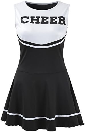 Women's Musical Uniform Fancy Dress Cheerleader Costume Outfit