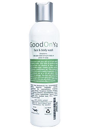 GoodOnYa Natural Anti-Aging Face Wash Cleanser, 8 Ounce