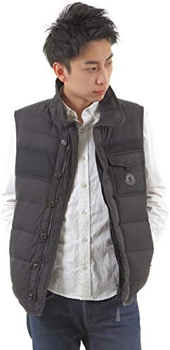 ダウンベスト メンズ Moncler アウター Athos ブラック 433 85 999 サイズ 3 並行輸入品
