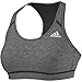 adidas Performance Women's Techfit Bra, Large, Dark Grey/Colored Heather/Print