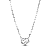 PANDORA Sparkling Infinity Heart Collier Necklace