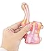 SZZX Pipe 6 inch Newest Hand-Made Portable Art Collection Glass(Gold Pink)
