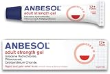 Anbesol Adult Strength Gel Lidocaine 2% 10 g for Mouth Ulcers Denture view 2