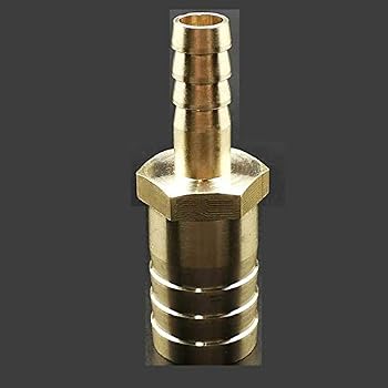 Aazon.co: Reducer Hose ID 5/16 to 1/4 Brass Barb Fitting (2 Units