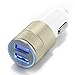 Ixir 12V-24V 2 Port 3.1 Dual USB Car Charger + Smart Iq Technology for Apple iPhone 4 5 6 6s Plus iPad & &roid Samsung Galaxy S6 Edge Note 5 4 3 2 - 2 Pcs
