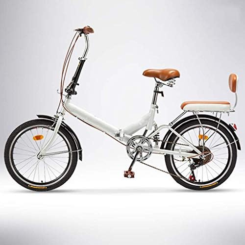 合金フレーム折りたたみ自転車 日本正規代理店品 女性用可変速度自転車 快適な高さ調節可能な自転車用シート付きシティバイク 色 黒 一輪車 インチホイール