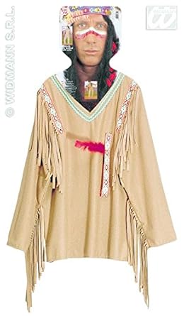 Xl Mens Apache Costume For Native American Indian Fancy Dress