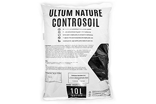 Ultum Nature Controsoil Freshwater Planted Aquarium Substrate - Fine Black (10 Liter)