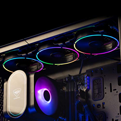 CP3 RGB Computer Fans Addressable 120mm Case Cooling Fan Dual Lighting