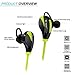 TOTU Bluetooth Headphones, V4.1 Stereo Noise Isolating Sports Sweatproof Headset with Mic for iPhone 7 Samsung Galaxy S7 and Android Phones [Upgraded Version], Black … (Green)