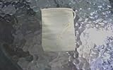 Unbleached Cotton Muslin Drawstring Bags, 3" X 5" - 50 Bags