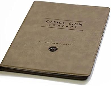 Personalized Leatherette Portfolio with Notepad