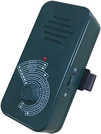 SOARING Portable Ultrasonic Repellent Adjustable Pest Control ,Non-toxic Environment-friendly, Safely Repels Cats, Dogs, Insects, Skunks, Rodents, Bats, Deer and More