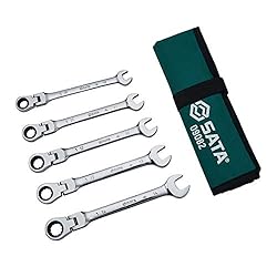 SATA 5-Piece 12 Pt. Flex-Head Ratcheting Wrench