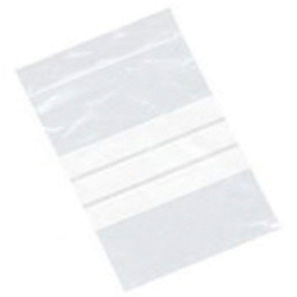 2x100 Large 6 x 9" / 150 x 225mm Clear Plastic Polythene Resealable Gripseal Bags with Write On Panels - Grip Press Seal Lock Packing Packaging Storage Pouches White Labelling Strips