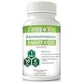 Kids Probiotics Chewables Strawberry Flavor, 10 Strains, 6 Billion CFU, 60 count