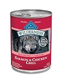 Blue Buffalo Wilderness Grain Free Canned Dog Food, Salmon Recipe (Pack of 12 12.5-Ounce Cans)
