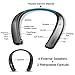 Bluetooth Headphones Speaker 2 in 1,DolTech Wireless Headphones Neckband Wearable Speaker Retractable Earbuds 3D Stereo Sound Sweatproof Headset with Mic