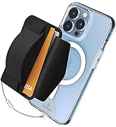 【紛失防止タグホルダー付き】Sinjimoru Magsafe 対応 カードケース スマホスタンド マグネットカード入れ、3in1 iPhoneリングバンド カードホルダー 落下防止のタグパッチ...