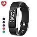 YAMAY Fitness Tracker, Fitness Watch Activity Tracker with Heart Rate Monitor,Sleep Monitor,Step Counter,Calories,14 Sports Tracker,IP67 Waterproof,Slim Pedometer Watch for Men,Women and Kids