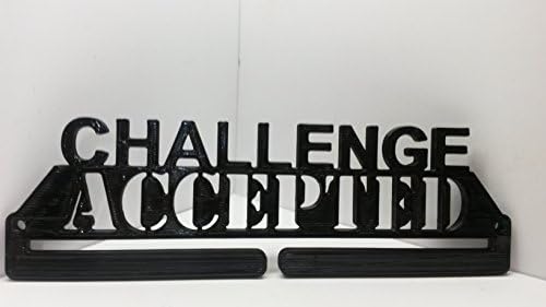Challenge Accepted Marathon Running Wrestling Swimming Gymnastics Medal Display Rack Holder Hanger