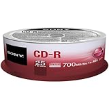 Sony 25CDQ80SP CD-R 700MB/80min Spindle (Pack of 25)