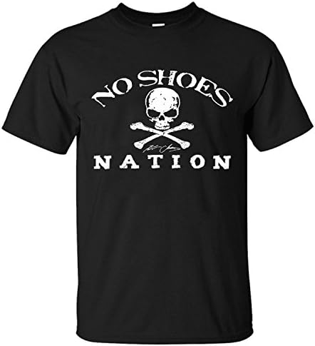 XBMW Men's Kenny Chesney No Shoes Nation Music Band Short Sleeve T-shirt black XL