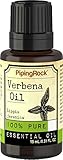 Piping Rock Verbena 100% Pure Essential Oil 1/2 oz (15 ml) Dropper Bottle Lippia Javanica Therapeutic Grade