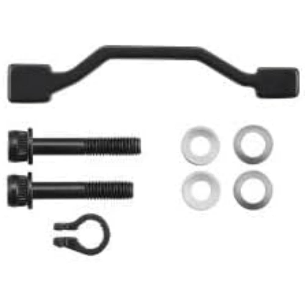 SHIMANO Adapter for post type calliper, for 203mm Post fork mount to 220 mm rotor,Black