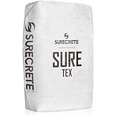 SureCrete SureTex Microcement Concrete Overlay | White | 45 lb | Interior &amp; Exterior Floors, Patios, Pool Decks &amp; Driveways