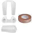 Nostril Retainer and Micropore Surgical Tape 0.5 Wide | Nostril Retainer For Post-Rhinoplasty | Nose Retainer | Soft Silicone | Silicone Nasal Retainer for Nose Shaping | Size (7)