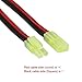HRB 3 Pairs Mini Tamiya Battery Connectors Male & Female 14awg Silicone Wire Airsoft