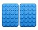 Silicone Mini Cupcake Baking Cups Muffin Pan - 24 Cups Silicone Mini Muffin Pan, Non Stick Silicone Molds for Baking(Blue)
