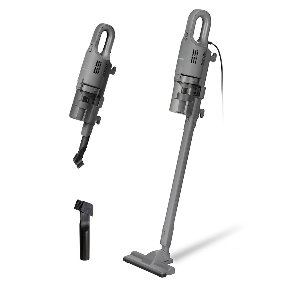【Amazon.co.jp限定】 アイリスオーヤマ 掃除機 コード式 サイクロン 軽量 スティッククリーナー 2WAY AZ-SCA-112 ダークグレー商品画像