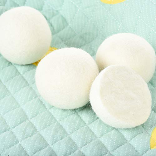 Wool Dryer Balls Laundry XL 6-Pack 100% Organic New Zealand Wool, Handmade Eco Dryer Balls Reusable Natural Fabric Softener, Dryer Sheets Alternative, Reducing Wrinkles, Hypoallergenic, Chemical Free - Thumbnail 2