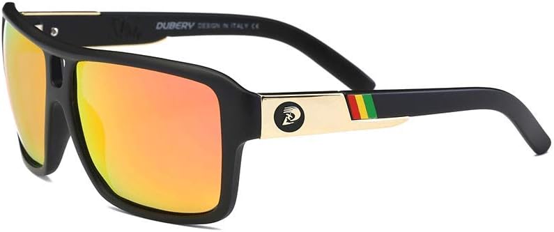 DUBERY Men's Sport Polarized Sunglasses Outdoor Driving Travel Summer Glasses