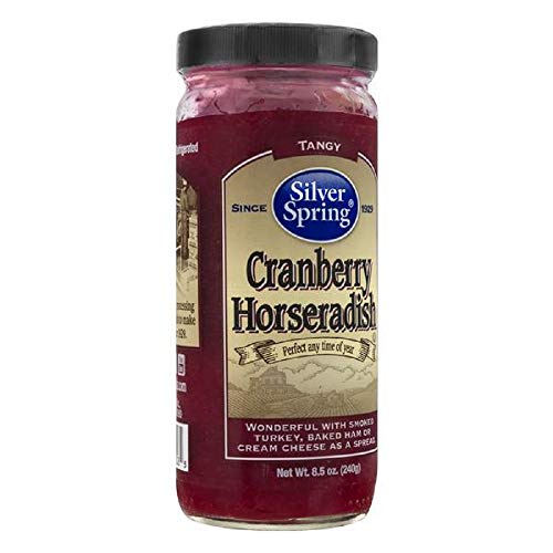 Silver Springs Tangy Cranberry Horseradish Sauce, 8.5 Ounce (Pack of 6)