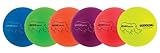 Champion Sports Rhino Skin Dodgeballs (Set of 6, Neon Rainbow, 6