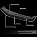 Auto Dynasty A-Style Front Bumper Lip Splitter Chin Spoiler Wing Body Kit Compatible with Chevy Camaro SS/Z28 14-15