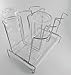 Bottle Drainer Drying Rack For 6 Large Water Bottles White Drip Tray Mason Jars Cutting Boards Plastic Bags Fits Most Beer Bottles Glass Water Bottles Wine Plastic Stainless Steel Bottles Kitchen
