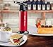 Culinary Torch For Cooking - Create Gourmet Meals and Delicious Desserts With Ease - Stylish Red Kitchen Blow Torch Is Safe and Easy To Use - Perfect for Creme Brulee, Searing Meat And Much More
