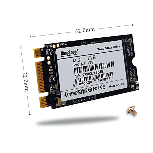 KingSpec 1TB 2242mm M.2 SSD NGFF Internal Solid State Drive SATA III 6Gb/s for Ultrabook (1TB) - Thumbnail 2