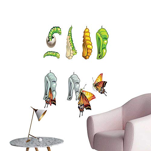 Vinyl Wall Stickers Butterfly Stag Coco Life Nature Print Home Perfectly Decorated,16"W x 24"L