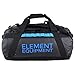Element Equipment Trailhead Duffel Bag Shoulder Straps Waterproof Black Large