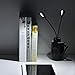 Clip on Book Light,　IREALIST Rechargeable Reading Light with Flexible Arms Dimmable Clip on Desk Light USB Cable Included Perfect for Bookworms, Reading in Bed, Music Stand