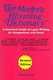 The Modern Rhyming Dictionar by Gene Lees