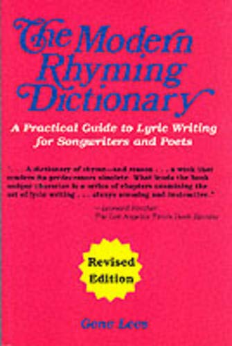 The Modern Rhyming Dictionar by Gene Lees