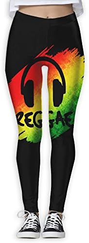 Reggae Music Jamaica Rasta Women's Prolific Health Fitness Power Flex Yoga Pants Leggings