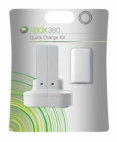 Microsoft xbox 360 quick charge kit xbox 360 (l17248) (882224044738)
